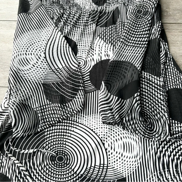 Nicole Benisti Polka Dots Sheer Sleeve Cutout Back  Stretch Dress - Picture 13 of 16